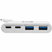 Tripp Lite by Eaton 4-Port USB 3.1 Gen 1 Portable Hub, USB-C to (x2) USB-A and (x2) USB-C - U460-004-2A2C