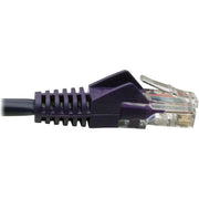 Tripp Lite by Eaton Cat5e 350 MHz Snagless Molded UTP Patch Cable (RJ45 M/M), Purple, 3 ft - N001-003-PU