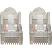 Tripp Lite by Eaton Cat5e 350 MHz Snagless Molded UTP Patch Cable (RJ45 M/M), White, 5 ft - N001-005-WH