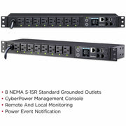 CyberPower PDU81001 8-Outlet PDU - PDU81001