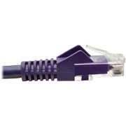 Tripp Lite by Eaton Cat6 Gigabit Snagless Molded UTP Patch Cable (RJ45 M/M), Purple, 1 ft - N201-001-PU