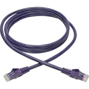 Tripp Lite by Eaton Cat6 Gigabit Snagless Molded UTP Patch Cable (RJ45 M/M), Purple, 6 ft - N201-006-PU