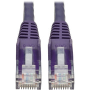 Tripp Lite by Eaton Cat6 Gigabit Snagless Molded UTP Patch Cable (RJ45 M/M), Purple, 6 ft