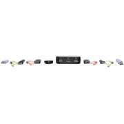 Tripp Lite by Eaton B032-HUA2 2-Port USB/HD Cable KVM Switch - B032-HUA2