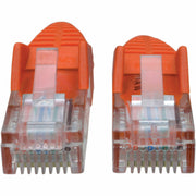 Tripp Lite by Eaton Cat5e 350 MHz Snagless Molded UTP Patch Cable (RJ45 M/M), Orange, 6 ft. - N001-006-OR