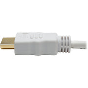 Tripp Lite by Eaton P568-016-WH High-Speed HDMI 4K Cable (M/M), White, 16 ft. - P568-016-WH