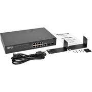 Tripp Lite by Eaton NGS8C2POE 8-Port Gigabit L2 Web-Smart Managed PoE+ Network Switch - NGS8C2POE