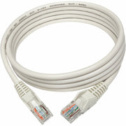 Tripp Lite by Eaton Cat5e 350 MHz Snagless Molded UTP Patch Cable (RJ45 M/M), White, 15 ft. - N001-015-WH