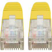 Tripp Lite by Eaton Cat5e 350 MHz Molded UTP Patch Cable (RJ45 M/M), Yellow, 2 ft. - N002-002-YW