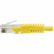 Tripp Lite by Eaton Cat5e 350 MHz Molded UTP Patch Cable (RJ45 M/M), Yellow, 2 ft. - N002-002-YW