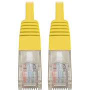 Tripp Lite by Eaton Cat5e 350 MHz Molded UTP Patch Cable (RJ45 M/M), Yellow, 2 ft.