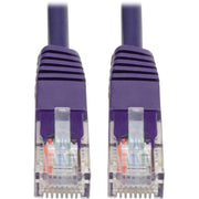 Tripp Lite by Eaton Cat5e 350 MHz Molded UTP Patch Cable (RJ45 M/M), Purple, 6 ft.