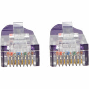 Tripp Lite by Eaton Cat5e 350 MHz Molded UTP Patch Cable (RJ45 M/M), Purple, 6 ft. - N002-006-PU