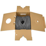 Tripp Lite series Cat5e 350 MHz Bulk Solid-Core Plenum-Rated PVC Cable, Gray, 1000 ft. - N024-01K-GY