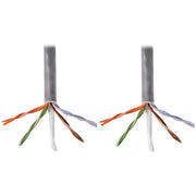Tripp Lite series Cat5e 350 MHz Bulk Solid-Core Plenum-Rated PVC Cable, Gray, 1000 ft. - N024-01K-GY