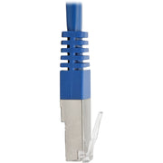 Tripp Lite by Eaton Cat5e 350 MHz Molded Shielded STP Patch Cable (RJ45 M/M), Blue, 6 ft. - N105-006-BL