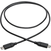 Tripp Lite by Eaton USB 2.0 Hi-Speed Cable with 5A Rating, USB-C to USB-C (M/M), 3 ft. - U040-003-C-5A