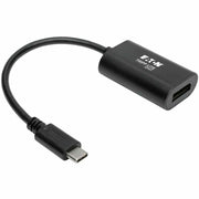 Tripp Lite by Eaton U444-06N-DP4K6B USB 3.1 Gen 1 USB-C to DisplayPort 4K Adapter (M/F)