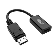 Tripp Lite by Eaton DisplayPort to HDMI 2.0 Adapter-M/F, Latching Connector, 4K@60 Hz, 6 in., Black