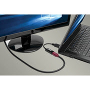 Tripp Lite by Eaton DisplayPort to HDMI 2.0 Adapter-M/F, Latching Connector, 4K@60 Hz, 6 in., Black - P136-06N-H2V2LB