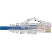 Tripp Lite by Eaton Cat6 Gigabit Snagless Molded Slim UTP Patch Cable (RJ45 M/M), Blue, 6 in. - N201-S6N-BL