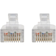 Tripp Lite by Eaton Cat6 Gigabit Snagless Molded Slim UTP Patch Cable (RJ45 M/M), Blue, 6 in. - N201-S6N-BL
