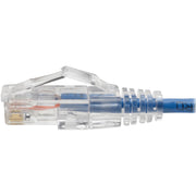 Tripp Lite by Eaton Cat6 Gigabit Snagless Molded Slim UTP Patch Cable (RJ45 M/M), Blue, 6 in. - N201-S6N-BL