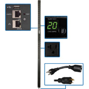 Tripp Lite by Eaton PDUMNV20LX 1.9kW Single-Phase Monitored PDU