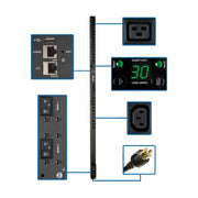 PDUMV30HVNETLX_Tripp Lite by Eaton PDUMV30HVNETLX 24-Outlet PDU