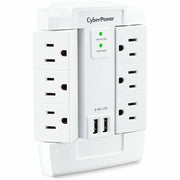 CSP600WSURC2_CyberPower Professional CSP600WSURC2 6 Outlets Surge Suppressor/Protector