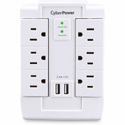 CSP600WSURC2_CyberPower Professional CSP600WSURC2 6 Outlets Surge Suppressor/Protector