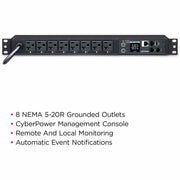 CyberPower PDU41002 8-Outlet PDU - PDU41002