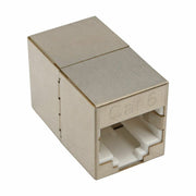 N234-001-SH_Tripp Lite by Eaton Cat6 Straight-Through Modular Shielded Compact In-Line Coupler (RJ45 F/F), TAA