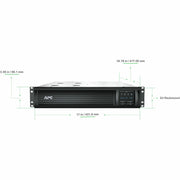 APC by Schneider Electric Smart-UPS 1500VA LCD RM 2U 120V with SmartConnect - SMT1500RM2UC - Refurbished Unit - New Batteries