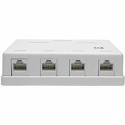 Tripp Lite by Eaton N236-004-WH Mounting Box - White - N236-004-WH