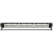 Tripp Lite by Eaton N252-P24 24-Port 1U Rack-Mount Cat6 Patch Panel - PoE+ Compliant - N252-P24