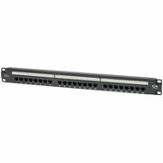 Tripp Lite by Eaton N252-P24 24-Port 1U Rack-Mount Cat6 Patch Panel - PoE+ Compliant