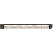 Tripp Lite by Eaton N252-P24 24-Port 1U Rack-Mount Cat6 Patch Panel - PoE+ Compliant - N252-P24