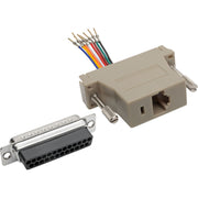 Tripp Lite by Eaton P440-825FM DB25 to RJ45 Modular Serial Adapter (M/F) - P440-825FM