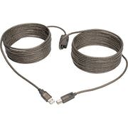 Tripp Lite by Eaton USB 2.0 A/B Active Repeater Cable (M/M), 30 ft. - U042-030