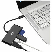 Tripp Lite by Eaton U460-003-3AMB USB 3.1 Gen 1 USB-C Portable Hub/Adapter, Black - U460-003-3AMB