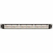 Tripp Lite by Eaton N052-P24 24-Port 1U Rack-Mount Cat5e Patch Panel - PoE+ Compliant - N052-P24