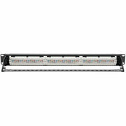 Tripp Lite by Eaton N052-P24 24-Port 1U Rack-Mount Cat5e Patch Panel - PoE+ Compliant - N052-P24