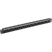 N254-024-OF_Tripp Lite by Eaton N254-024-OF 24-Port 1U Rack-Mount Cat5e/6 Offset Feed-Through Patch Panel