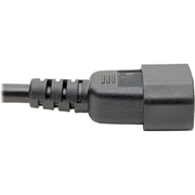 Tripp Lite by Eaton Y Splitter Computer Power Cord, 10A, 18 AWG (C14 to 4x C13), Black, 18 in. - P004-18N-4XC13