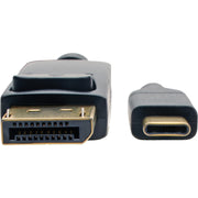 Tripp Lite by Eaton USB-C to DisplayPort Cable, 4K @ 60Hz, Thunderbolt 3, 6 ft. - U444-006-DP