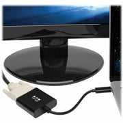 Tripp Lite by Eaton USB-C to DVI Adapter, USB 3.1, Thunderbolt 3, 1080p - M/F, Black - U444-06N-DVIBAM