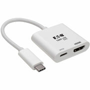Tripp Lite by Eaton U444-06N-H4K6WC USB-C 3.1 to HDMI 4K Adapter, M/F, White