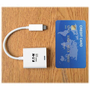 Tripp Lite by Eaton USB-C 3.1 to HDMI 4K Adapter, M/F, Thunderbolt 3 Compatible, 4K @ 60 Hz, White - U444-06N-HD4K6W