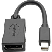 Tripp Lite series Mini DisplayPort to DisplayPort Adapter-4K x 2K @ 60 Hz, Keyspan, Black, 6 in. - P139-06N-DP4K6B